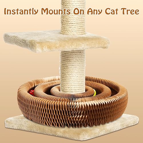 Miniatura 6 de Juguete de pelota de pista para gatos de doble capa, aventura de pelota de gato, el mejor ejercicio físico mental interactivo para gatos de interior