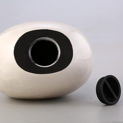 Miniatura 53 de Urna de corazón de lágrima dorada blanca para cenizas humanas Urnas de cremación para cenizas adultas Urna de ceniza funeraria para hombres