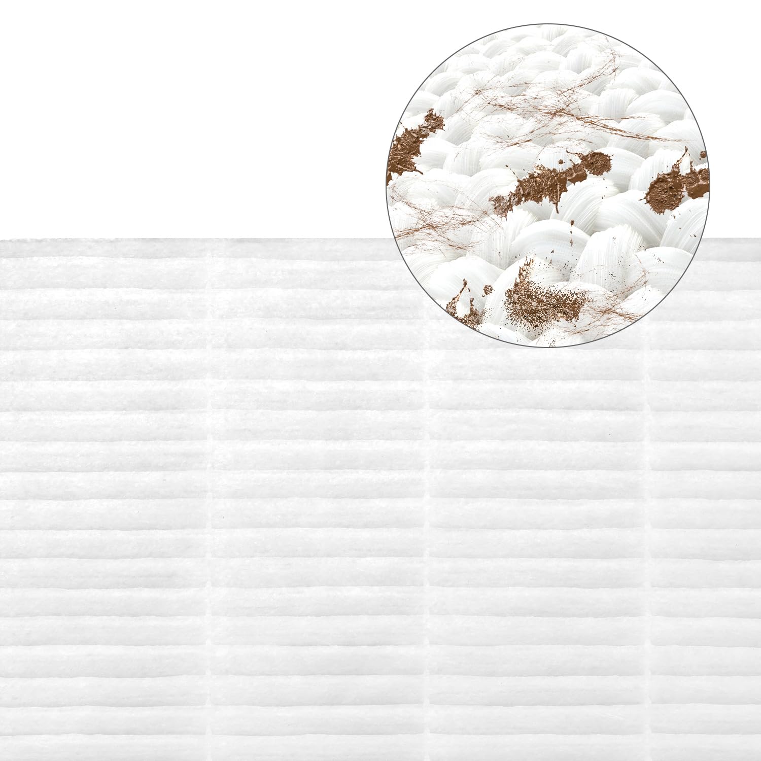 QWORK® 64 Unidades Recambio Almohadillas de Trapo de Barrido en Seco Compatibles con Swiffer Sweeper