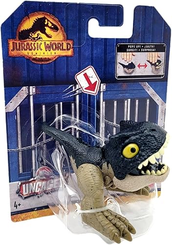 Miniatura 3 de Jurassic World Dominion Uncaged Wild Pop Ups - Juguetes de dinosaurio, figuras coleccionables, activados manualmente (piroraptor)