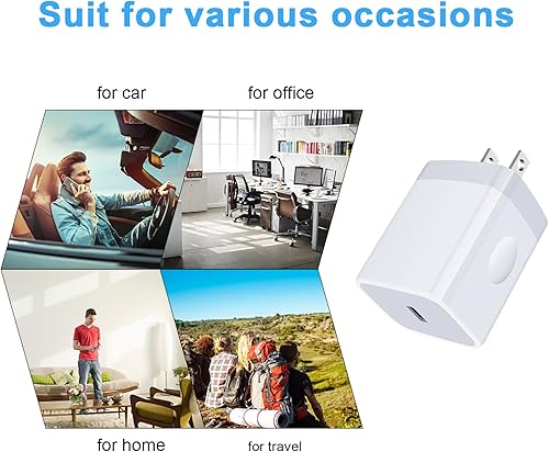 Miniatura 7 de Samsung Fast Charger Box USB C para Galaxy A17 A16 A15 5G/A54/A56/A35/S25Ultra/S24FE/Z Fold7 Flip7 6/A14/A13/A23/A23/A53/S23/A25, iPhone 16 Pro