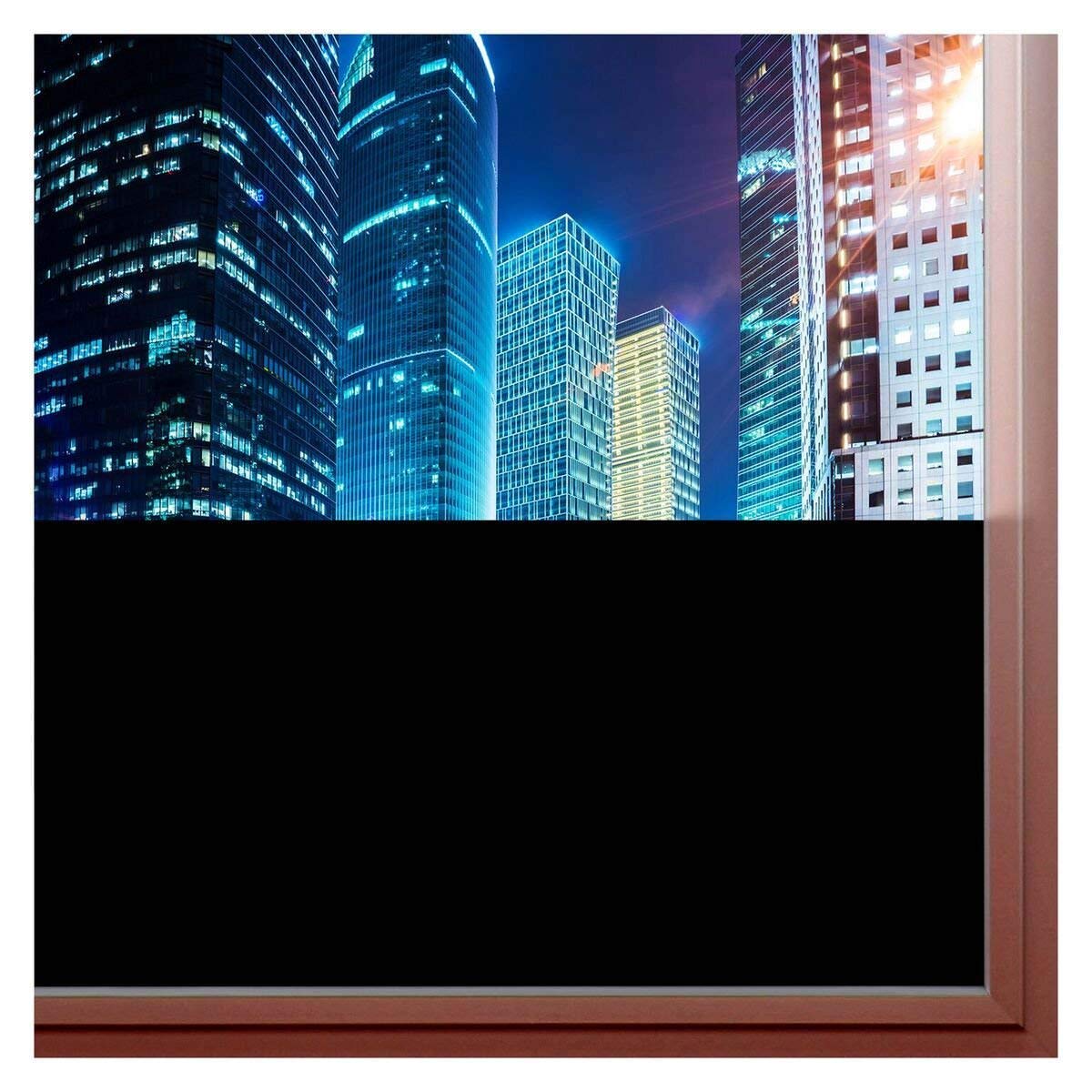 KREEPO Glass Window Tint Sticker, 12 x 100 Inches, Black 2