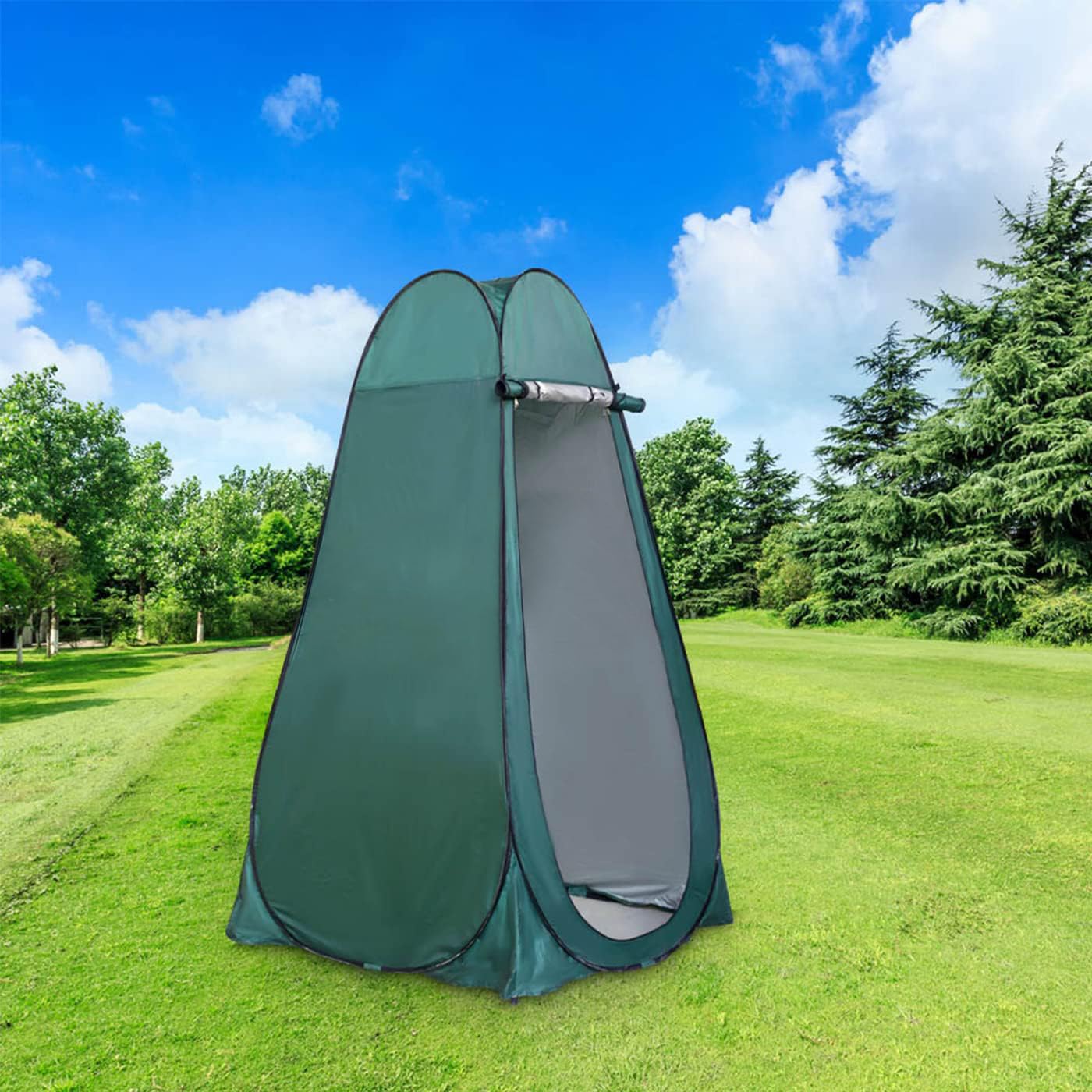 Trintion 190cm Pop up Toilettenzelt Wurfzelte Duschzelt Grün