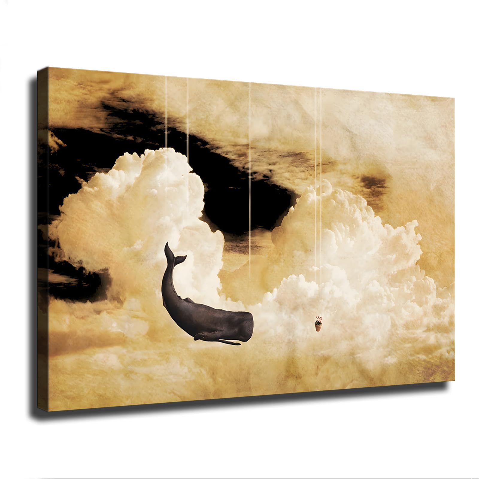 DFGTYQ Galaxy Guide Hitchhikers Surreal The Poster Picture HD Canvas Print Famous Artwork Beautiful Home Decor Holiday Bedroom Gift Wall Art Decor (08x12inch-Framed)