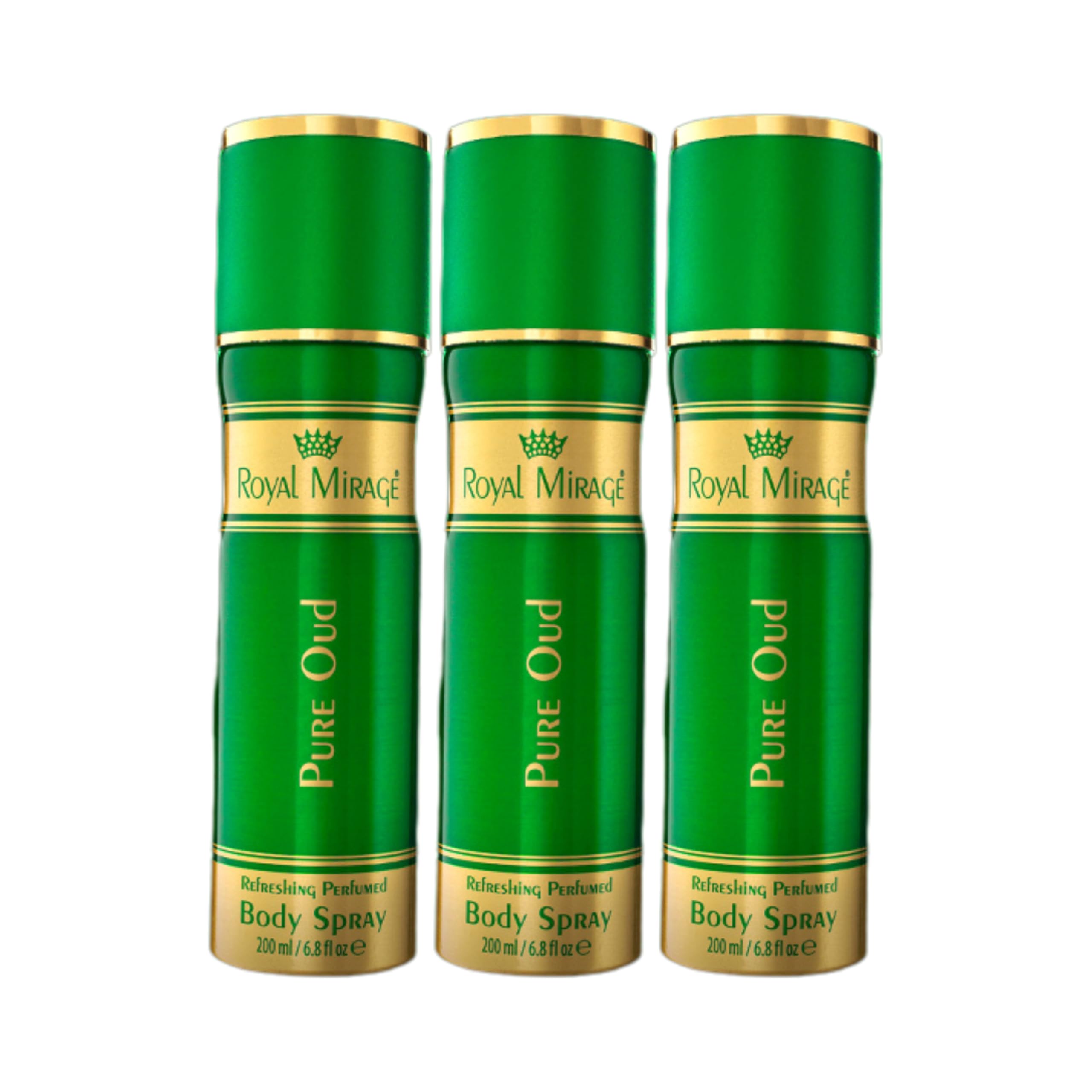 Royal Mirage Pure Oud Body Spray | Long-Lasting Unisex Perfume | Oud, Leather & Saffron Notes | Bold & Captivating Luxury Fragrance | Exotic & Sophisticated Scent | 200ml (Pack of 3)-image-43
