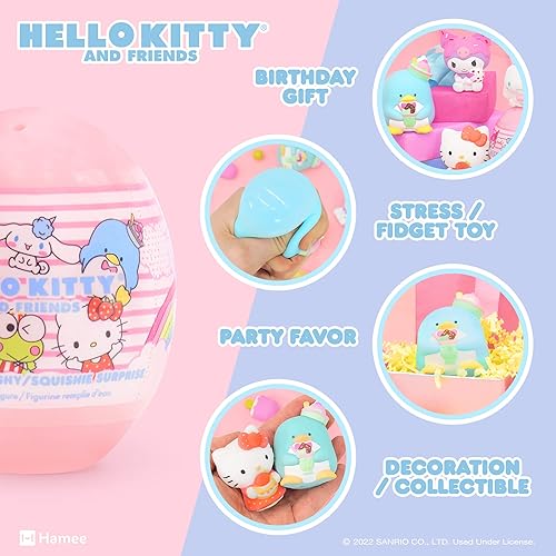 Miniatura 3 de Hamee Sanrio Hello Kitty and Friends - Linda cápsula sorpresa llena de agua Serie 2 Bolsa de regalo de cumpleaños recuerdo de fiesta relleno de