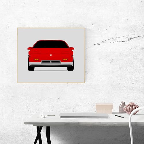 Miniatura 4 de Pontiac Fiero (1984-1988) Inspired Poster Print Wall Art Decor Handmade (Unframed)