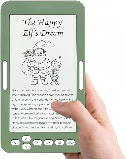 Silvergear® E Book Reader 4.7" Verde 4GB Juegos Educativos