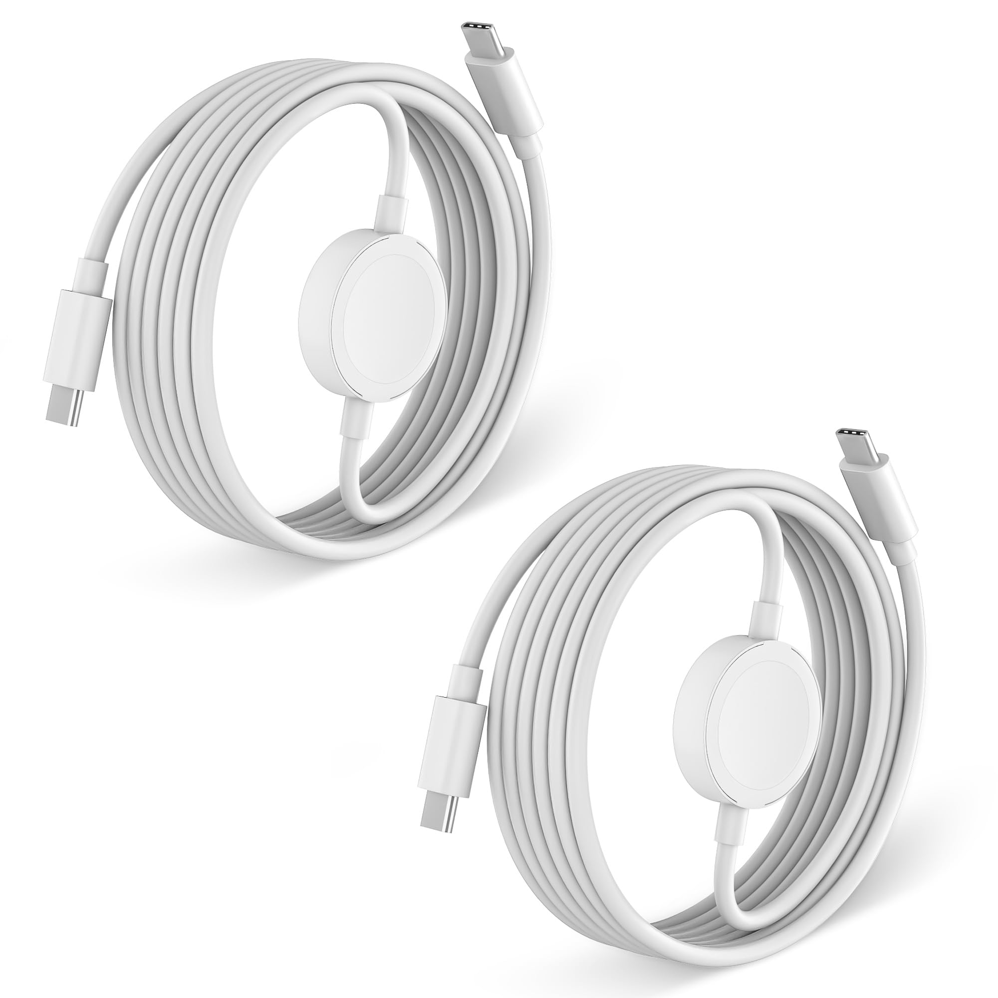Photo 1 of 2 in 1 USB C Apple Watch Charger Cable,Apple MFi Certified 2Pack 3.3FT Fast Magnetic USB C Charging Cable Compatible with iWatch 11/10/9/8/7/6/5/4/3/2/1,iPhone 17 Pro/17 Air/17/16 Pro Max/16 E/15 Plus