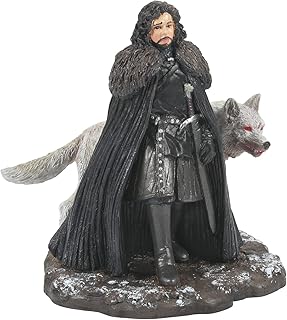Department 56 Game of Thrones Village Accessories Jon Snow Figurine, 3.27 Inch, Multicolor