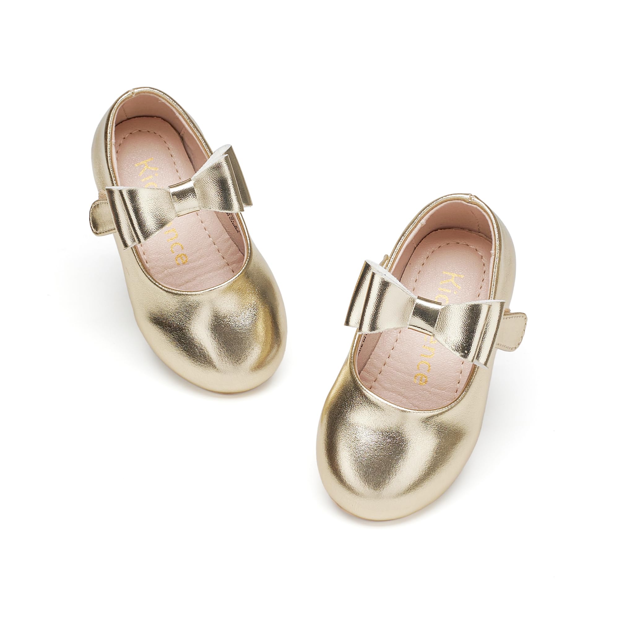 Kiderence Toddler Little Girls Dress Shoes Ballerina Ballet Flats Kids Mary Janes — view 22