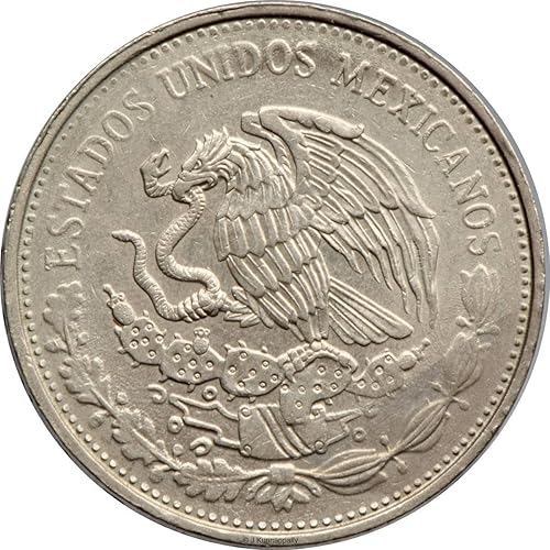 Miniatura 2 de 1980-1984 Mo 20 Peso Mexicano Moneda Jugador de Pelota Azteca, Moneda Celebrando Cultura Nativa. 20 Peso Calificado Por Vendedor Condición Circulada