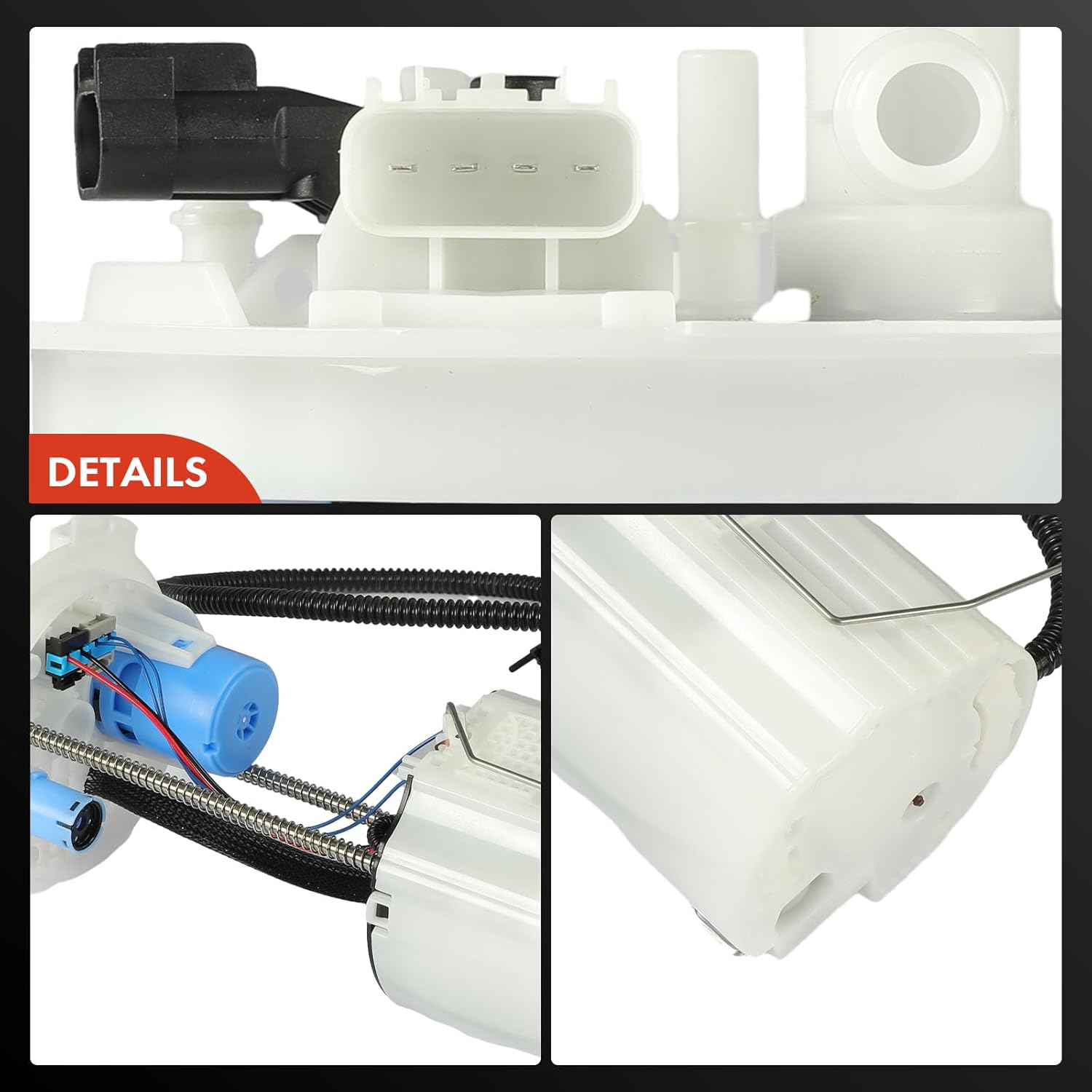 A-Premium Electric Fuel Pump Module Assembly with Pressure Sensor Compatible with Saturn Vue 2008 2009, V6 3.5L/3.6L, Gas, Left Driver Side, Replace# 19300286, 96827269