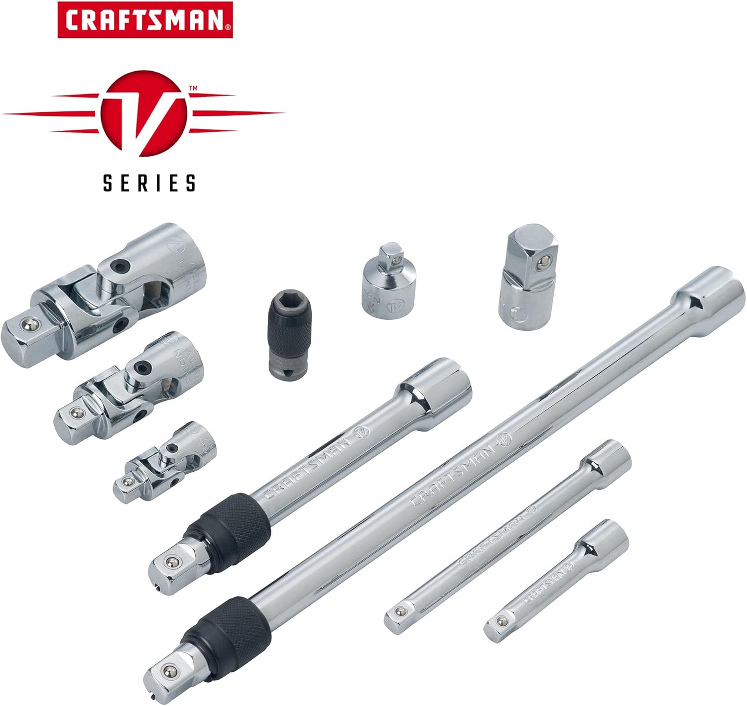 CRAFTSMAN V-SERIES Multi-Drive Accessory Set, 10 Piece (CMMT17799V)
