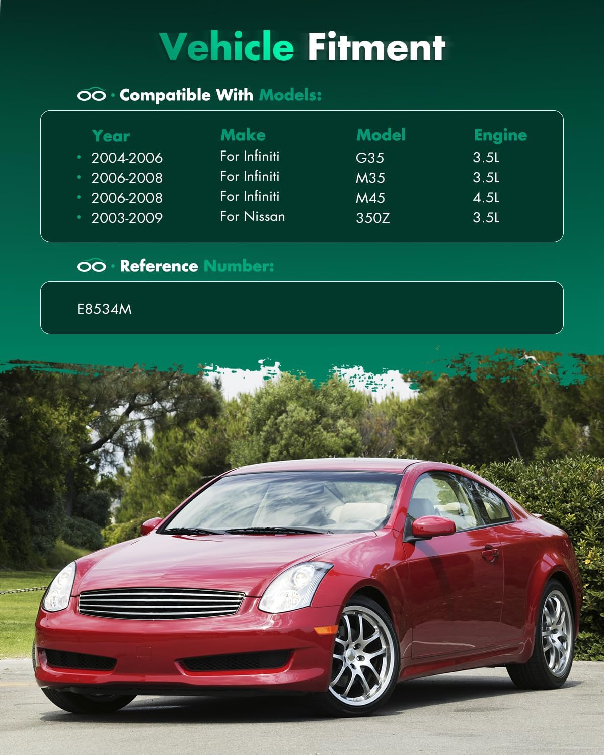 SCITOO Compatible with E8534M Fuel Pump Electrical Assembly High Performance fit for Infiniti G35 M35 M45 for Nissan 350Z