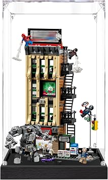 Acrylic Display Case for Lego 76342 The Daily Bugle Building Set, Clear Display Case, Display Box Dustproof Showcase for Lego 76342Display Box Only Transparent 3MM