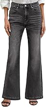 heekpek Women's Baggy Jeans High Waist Wide Leg Flared Jeans Elastic Wide Leg Wide Leg Trousers