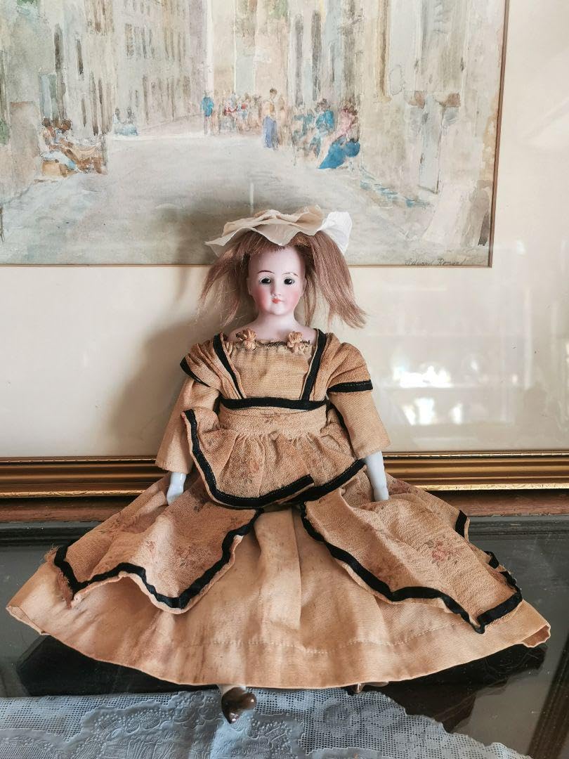 アンティーク シモンハルビック ファッションビスクドール 陶器手脚