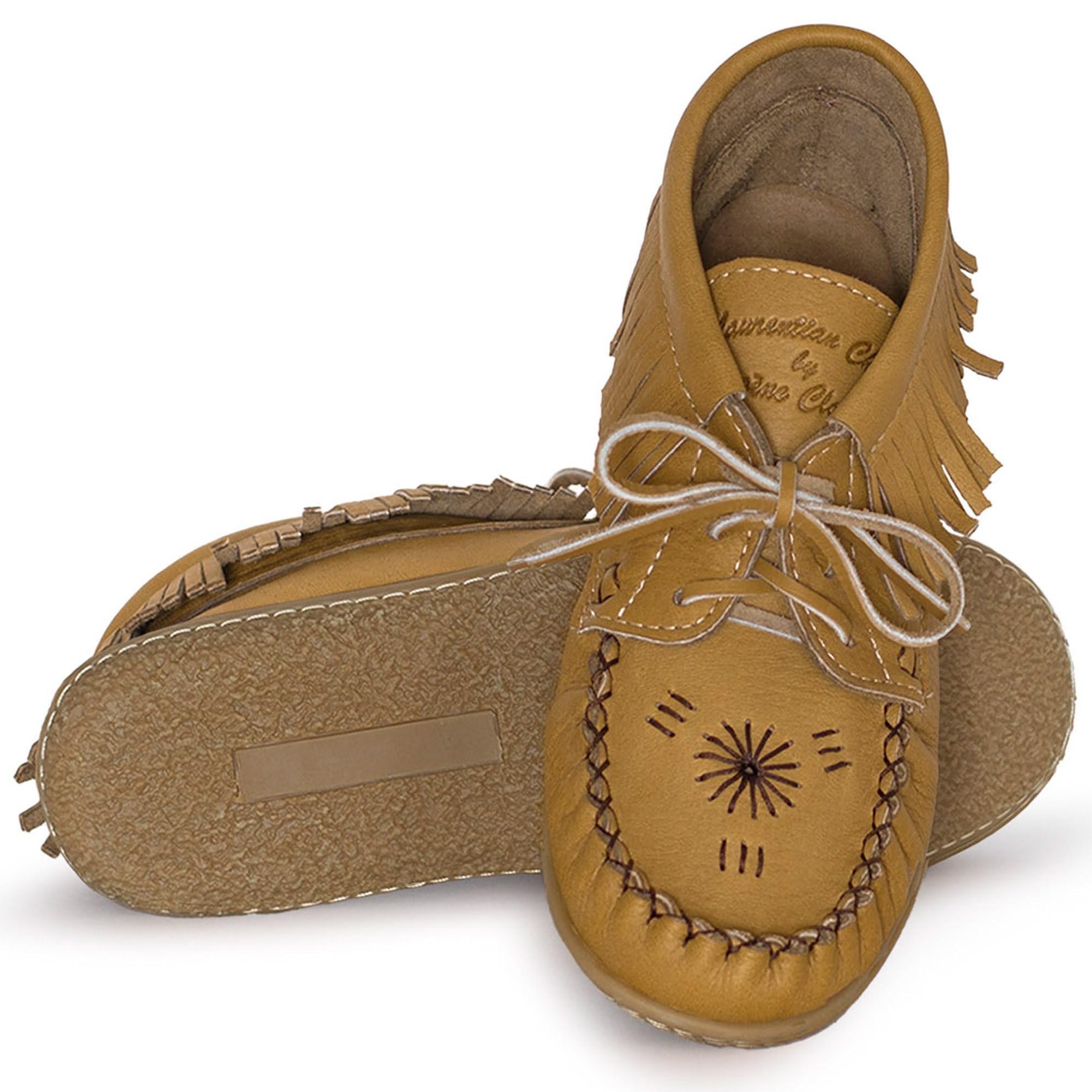 Laurentian Chief Moccasins Women Ankle Boot Stylish Ankle Boots with Inca Embroidery Comfortable Insole Durable Rubber Sole Made