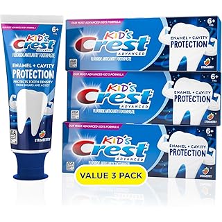 Crest Kids Enamel + Cavity Protection Toothpaste, 4.1oz (Pack of 3)