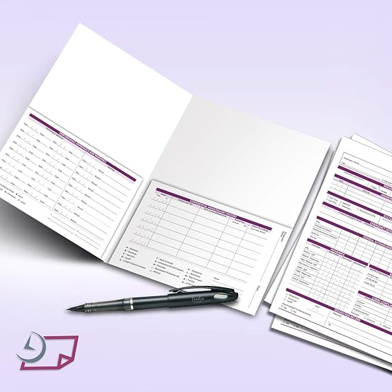 NextDayLabels Employee Personnel File Folders - 25-Pack Preprinted HR Folders with Secure Internal Pockets - Heavyweight White Cardstock for Discreet Employee Records - Made in USA