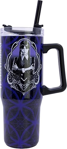 Wednesday XL - Taza térmica de acero inoxidable, 32.1 fl oz