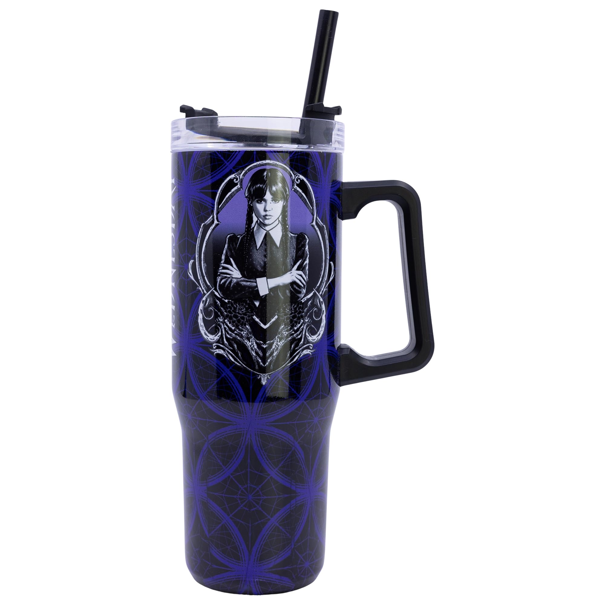 Wednesday - Insulated Stainless Steel Rambler Mug - 940 ML - Purple