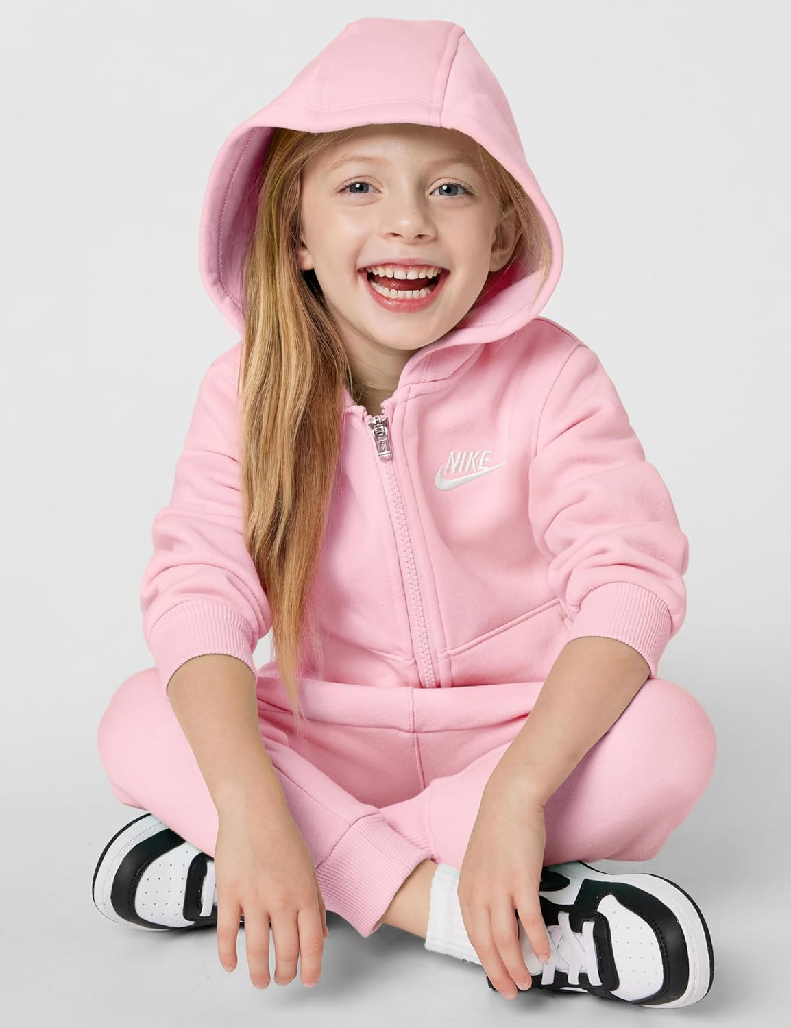 Nike Kids' Club Fleece Full-Zip Hoodie 2-Piece Set - Image 2