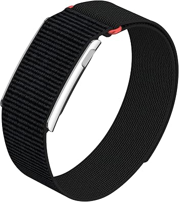 Nylon Strap Compatible with Whoop 5.0 Bands, Metal Frame with Breathable Loop for Whoop 5 MG/Life/Peak/One Wristband Black
