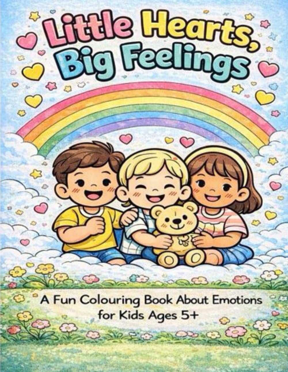 Little Hearts, Big Feelings: A Fun Coloring Book About Emotions for Kids of all ages