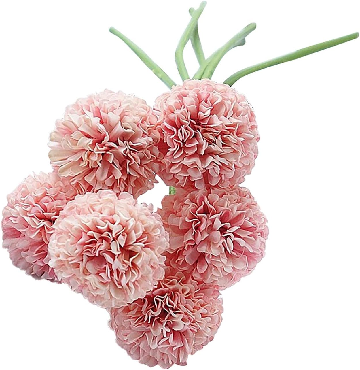 Aubatece Sympathy Artificial Cemetery Flowers 6 Sticks Mini