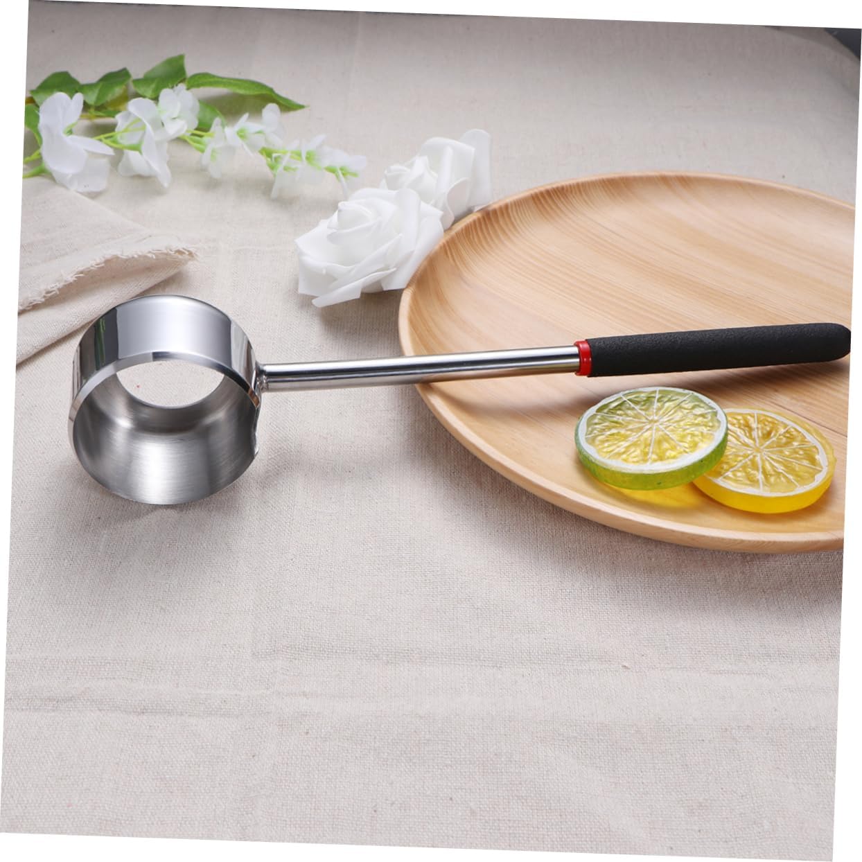 White Coconut Opener Manual Opener Tool Stainless Steel Easy to Use for Home Travel