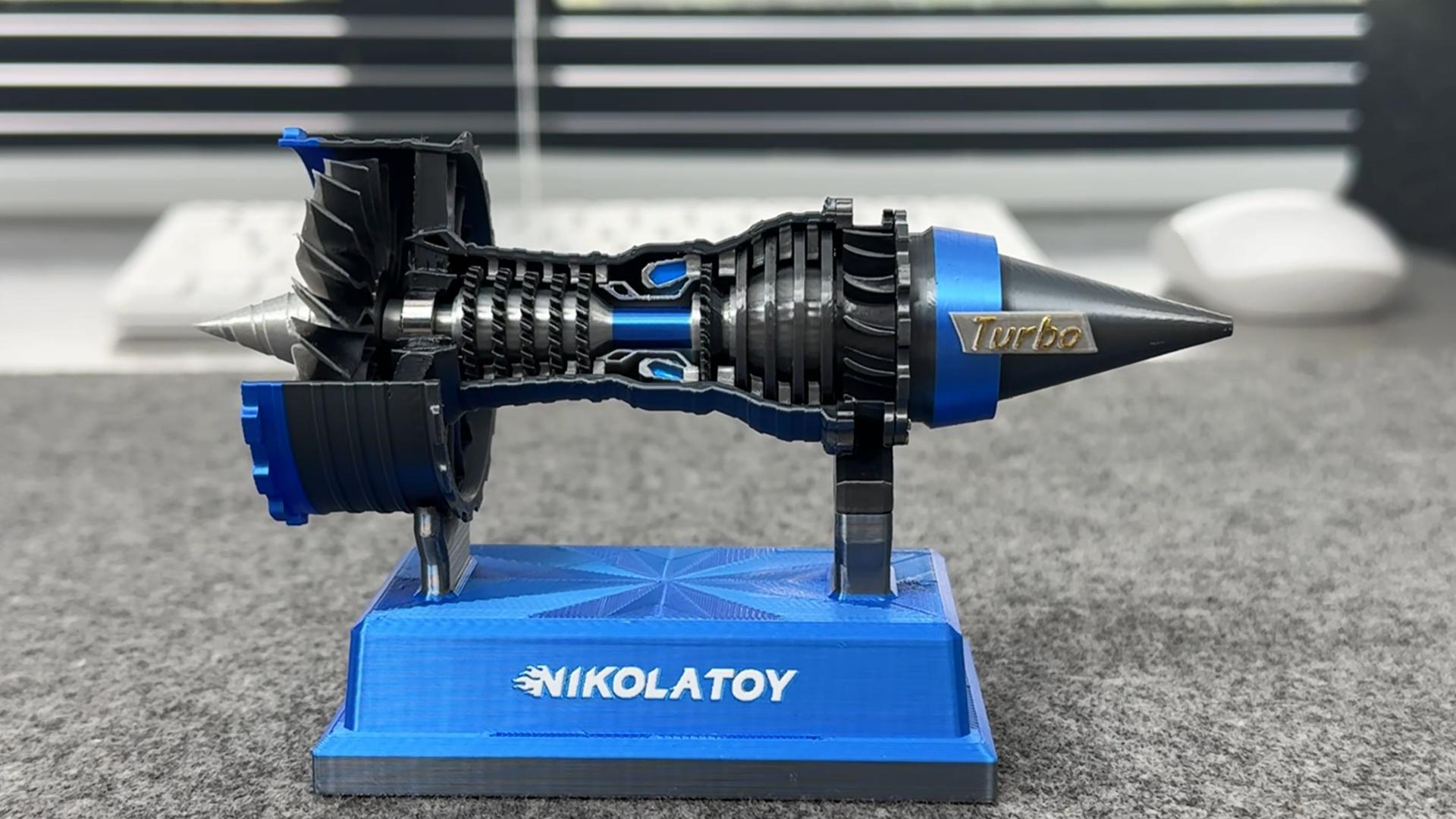 Amazon.com: NIKOLATOY Miniature Trent 900 Turbofan Engine Model