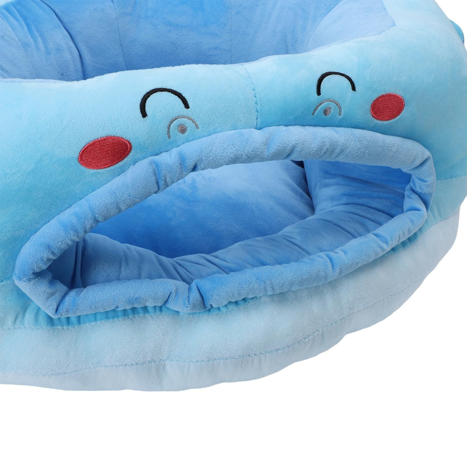 Luocute Silla para Sentarse para bebé, sofá con Asiento de Apoyo para bebé de Felpa Suave con Animales de Dibujos Animados para Respaldo Infantil con Diseño Ergonómico (estilo 1)