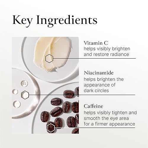 Miniatura 6 de Bliss Rest Assured ™ Crema de ojos con vitamina C y cafeína - 0.5 onzas líquidas - Crema de ojos reductora y deshinchadora de círculos oscuros -