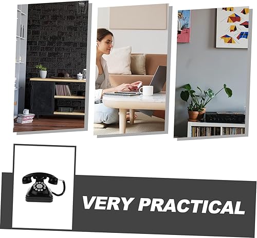 Miniatura 3 de Veemoon Teléfonos de casa vintage con cable para el hogar teléfono para oficina Teléfono vintage Teléfono de escritorio Teléfono retro Teléfono