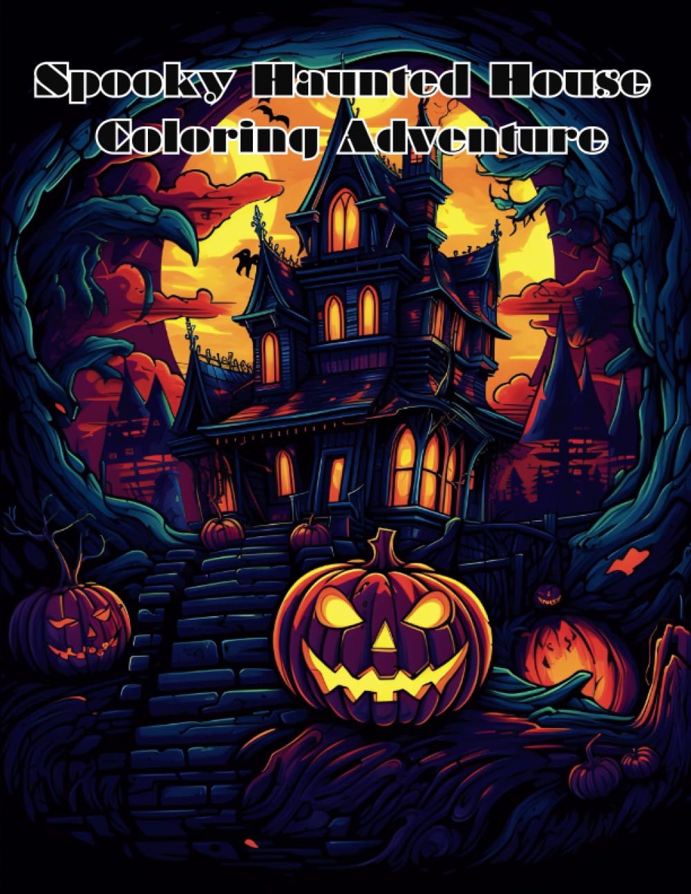 Spooky Haunted House Coloring Adventure