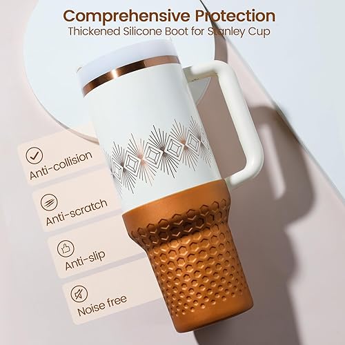 Miniatura 2 de Funda de silicona para botas para accesorios de copa Stanley, funda de silicona para botella de agua para Stanley Quencher H2.0 y vaso de aventura