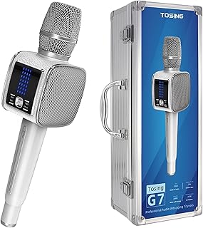 TOSING G7 Professional Karaoke Machine for Adults/Kids with Karaoke Microphone,Portable Bluetooth PA System Speaker,Singing Machine for Outdoor,Party,Home,Car,Church