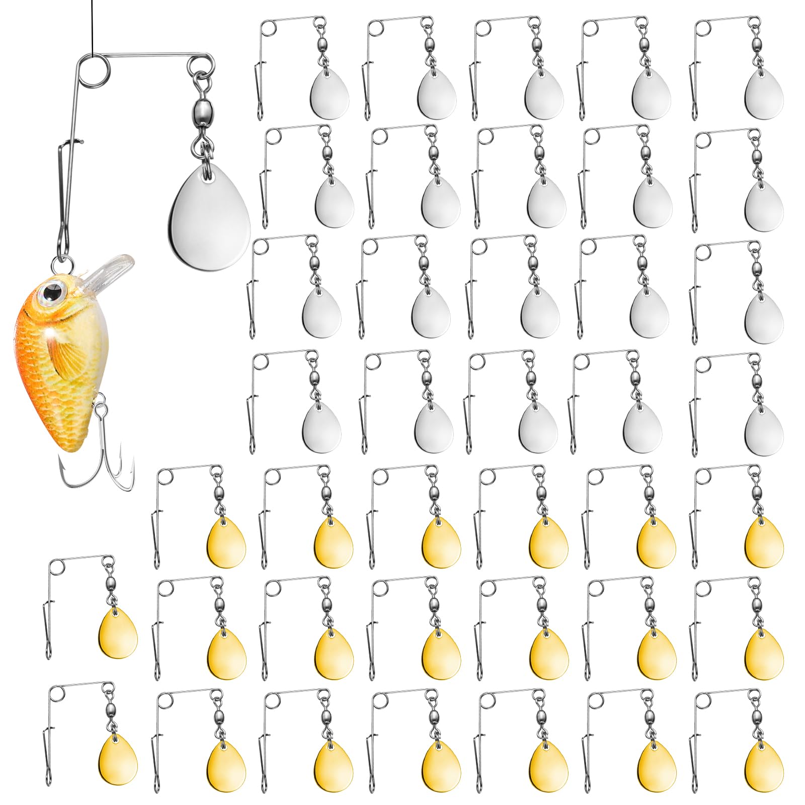 Sumind Fishing Spinner Blades,Spinner Bait