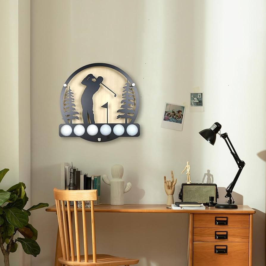 ゴルフボール　ディスプレイ　ケース　収納　ラック Amazon | Memorywuu ゴルフボールディスプレイケース 壁マウント