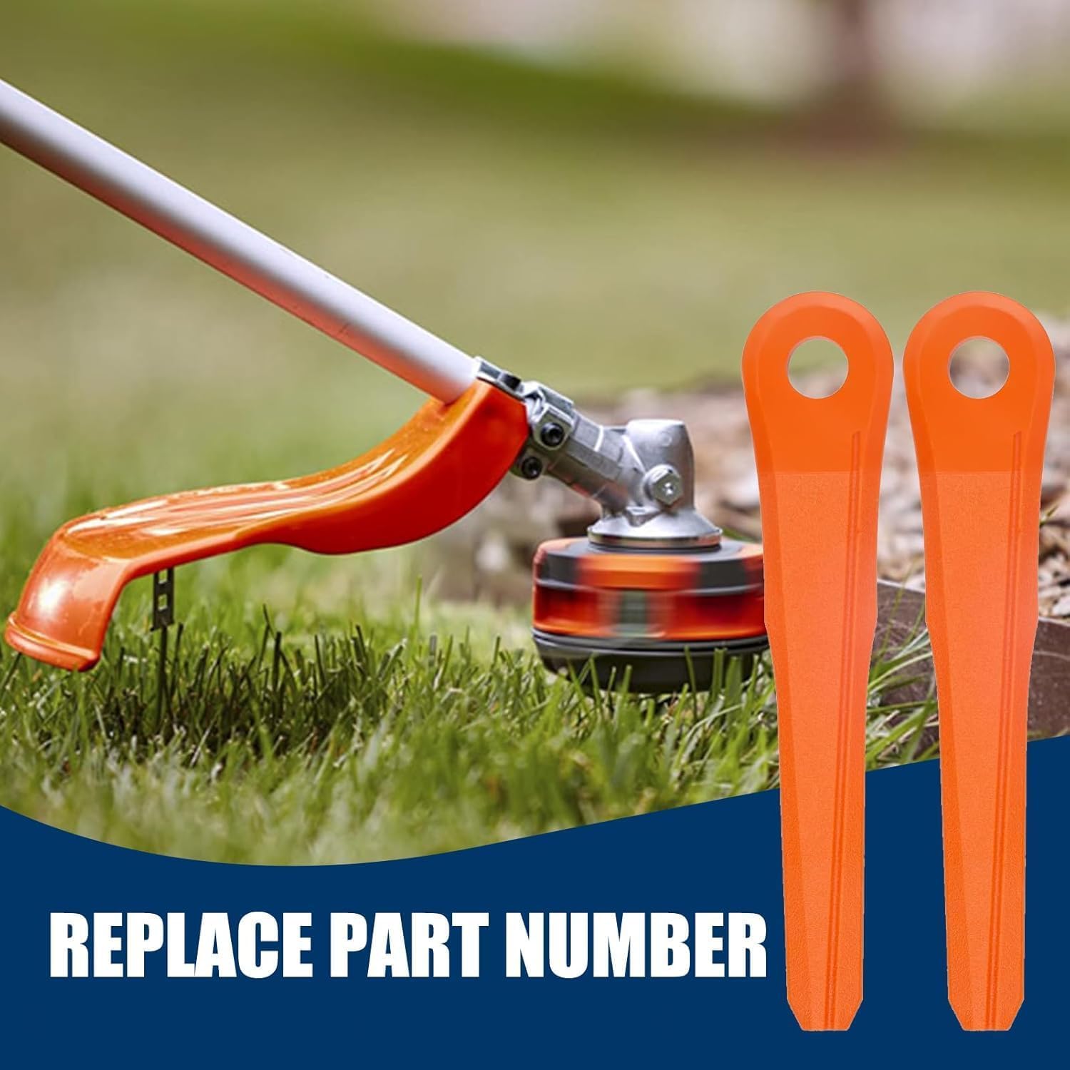 24 coltelli in plastica per Stihl Polycut 6-2, 6-3, 7-3, 28-2, 48-2, 40020071000, lama di ricambio per tagliaerba