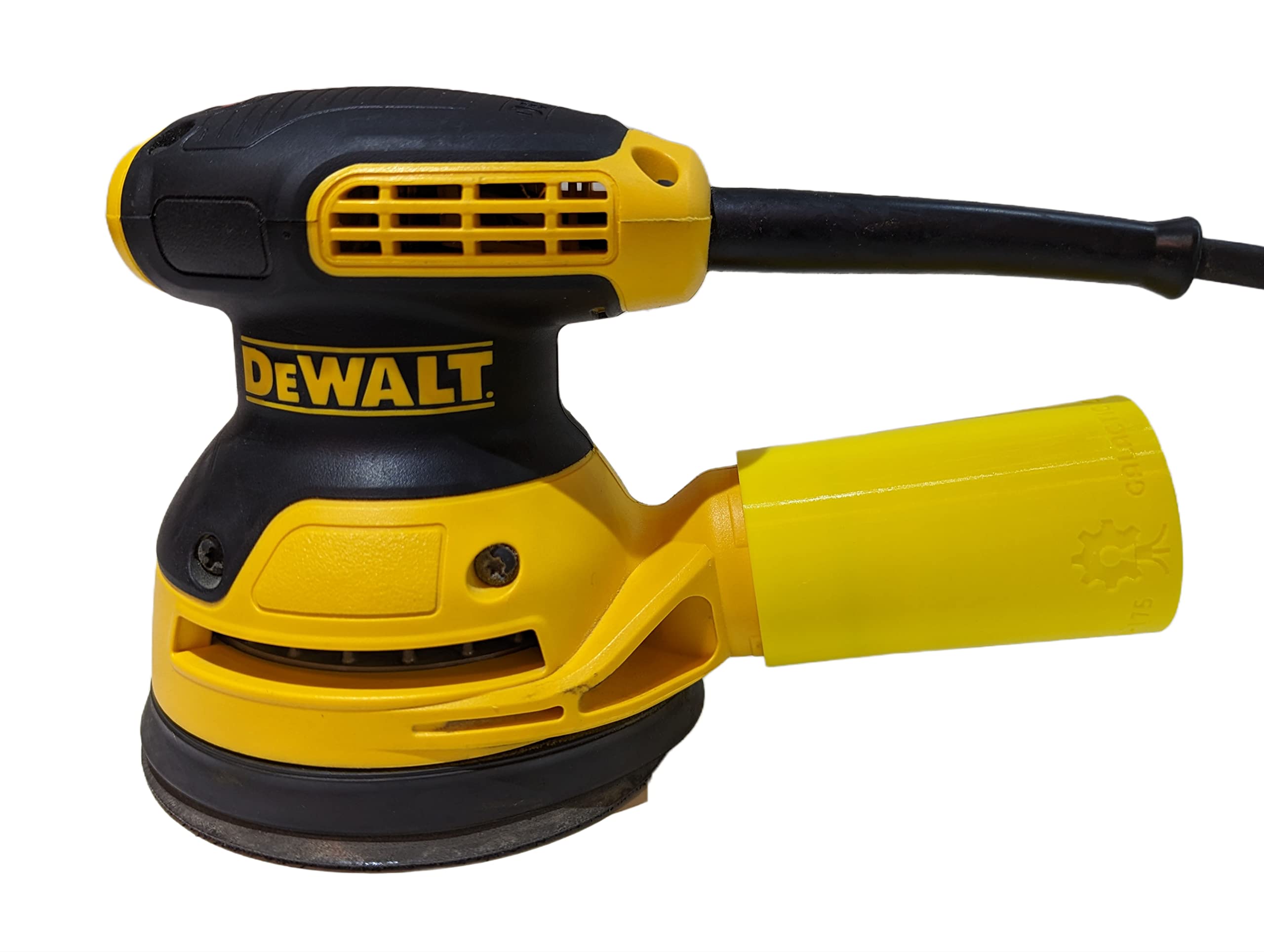 Adaptateur d'aspirateur Dewalt et Craftsman de 4,8 cm en jaune pour collecteur de poussière