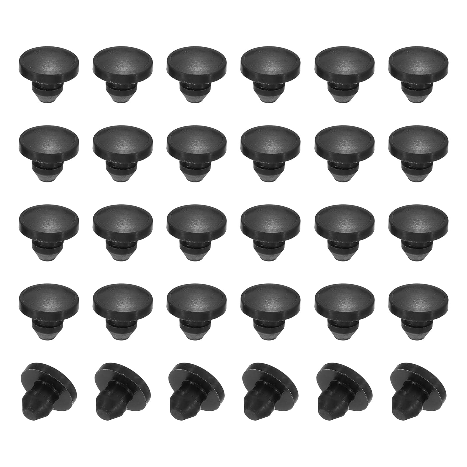 PATIKIL 3.5mm Diameter Silicone Round Snap