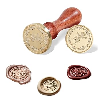 Personalized Wax Seal Stamp - Custom Wax Seal Stamp for Your Logo Design Ideal for Envelope Sealing Wedding Invitations Craft Projects Gift Wrapping Perfect Gifts for Handmade Enthusiasts