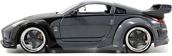 Jada Fast & Furious D.K.'s 2003 Nissan 350Z - 1:24 Scale Diecast Model Toys - Opening Doors, and Hood - for Collectors and Enthusiasts 8+ Grey