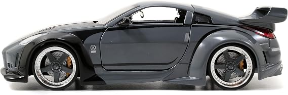 Jada Fast & Furious D.K.'s 2003 Nissan 350Z - 1:24 Scale Diecast Model Toys - Opening Doors, and Hood - for Collectors and Enthusiasts 8+ Grey