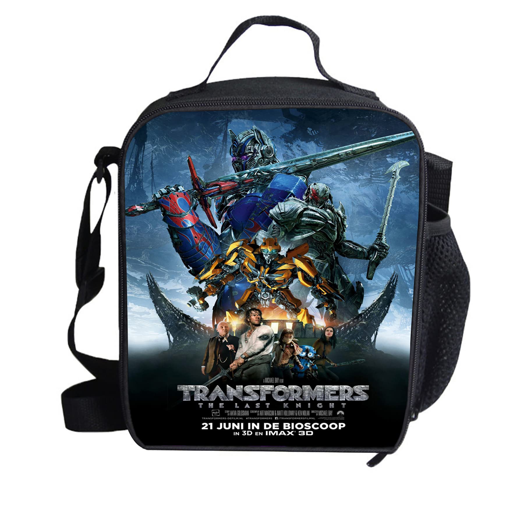 Lxgeshl Kids Transformers Lunch Bag Bumblebee Optimus Prime