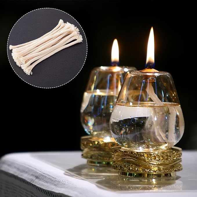 10 piezas mechas redondas para lámpara de aceite 0.5 ft miniatura 6