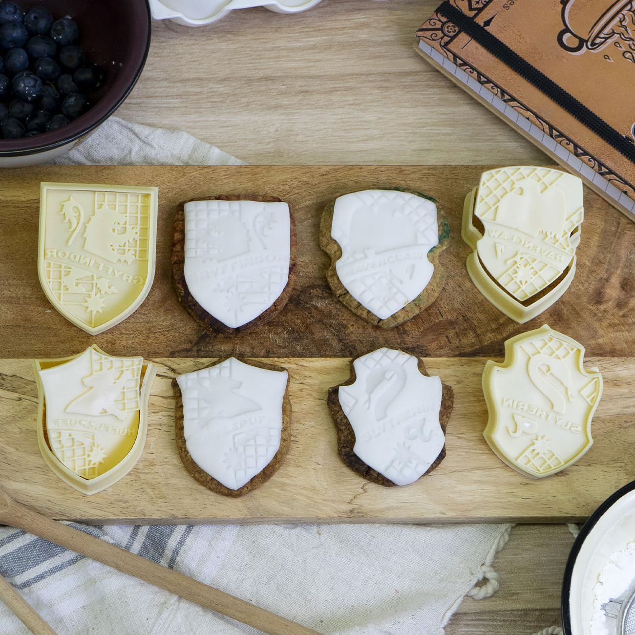 Harry Potter Cookie Cutters 6-Piece Polypropylene
